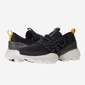 Sorel Kinetic Impact Lace Sneaker - black tennis shoes